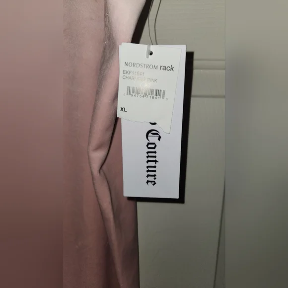 NWT !! JUICY COUTURE PINK VELOUR VELVET TRACK LOUNGE PANTS!! - Picture 4 of 5